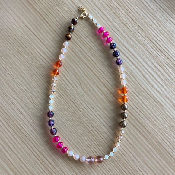 Multicolor Beaded Necklace - Picture 1 of 3
